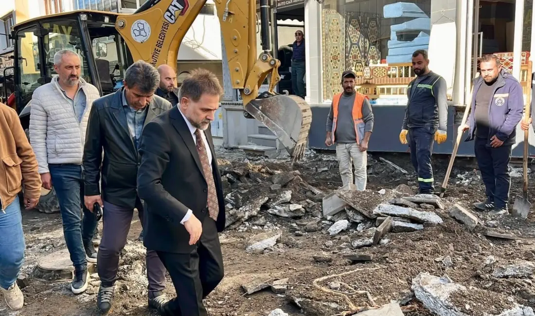 Yakutiye Belediye Başkanı Mahmut Uçar, ilçe genelinde yürütülen altyapı ve