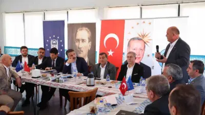 Bursa Büyükşehir Belediye Başkan Vekili Şahin Biba, Büyükorhan ilçesi muhtarlarıyla
