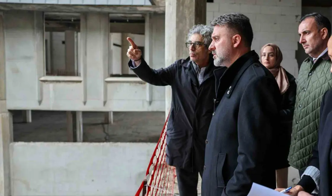 Bursa Büyükşehir Belediye Başkan Vekili Şahin Biba, ‘Çekirge Teras’ projesinde