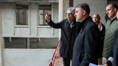 Bursa Büyükşehir Belediye Başkan Vekili Şahin Biba, ‘Çekirge Teras’ projesinde