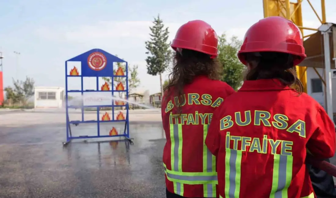 Bursa Büyükşehir Belediyesi İtfaiye Daire Başkanlığı, çocuklarda yangın güvenliği bilincini