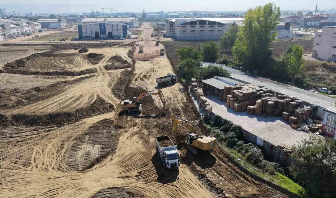 Bursa Büyükşehir Belediyesi, yeni imar yolları kapsamında İnegöl’e kazandırdığı 7
