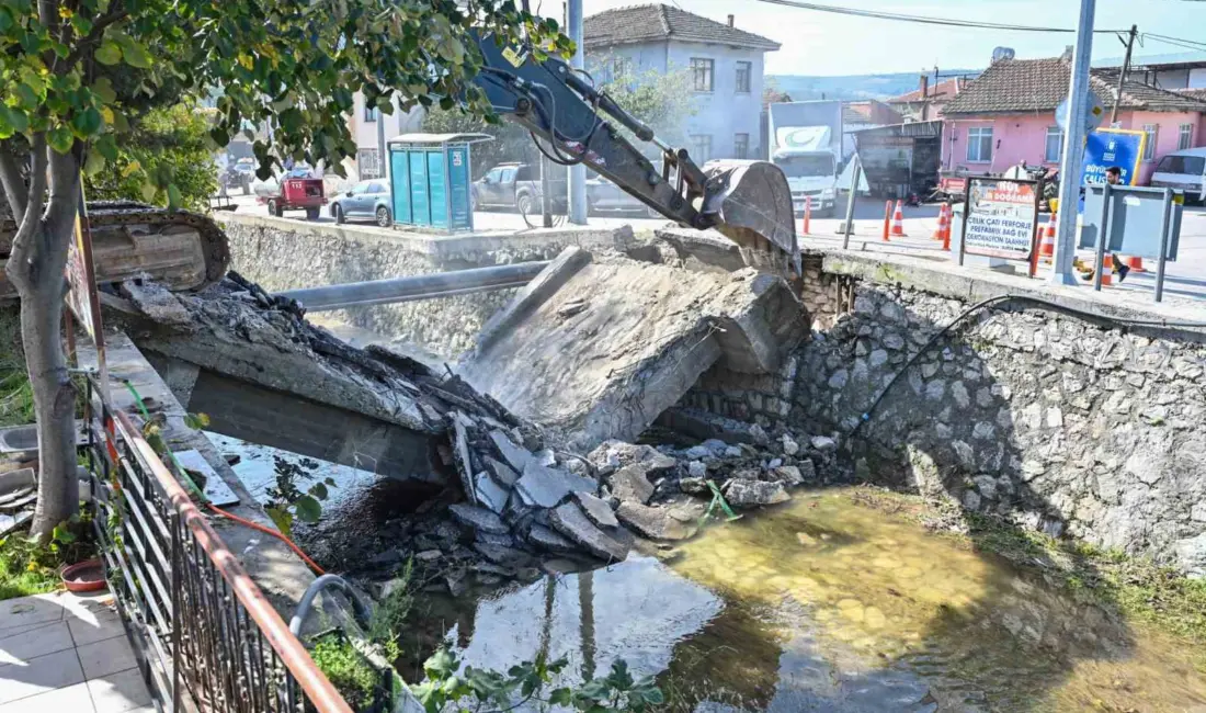 Bursa Büyükşehir Belediyesi, Mudanya ilçesine bağlı Çekrice Mahallesi’nde ekonomik ömrünü