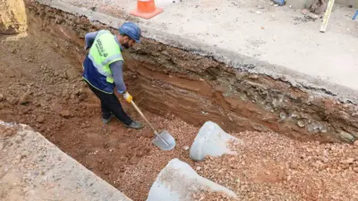 Bursa Büyükşehir Belediyesi, Osmangazi ilçesinin Hüdavendigar Mahallesi’nde altyapı güçlendirme çalışmaları