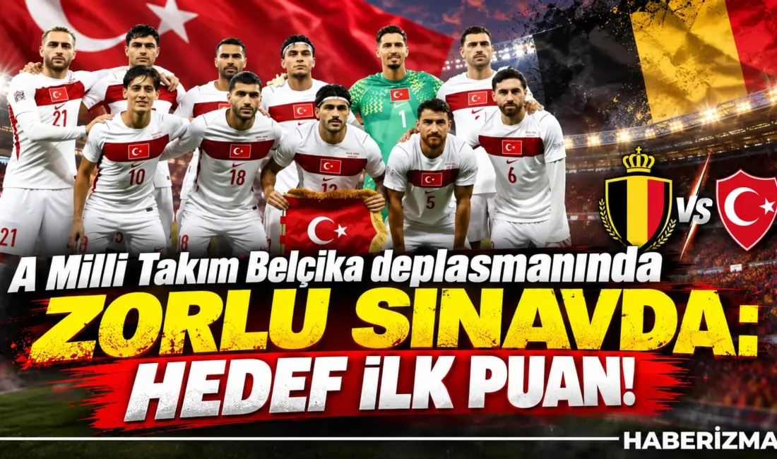 Belçika-Türkiye maçı bugün saat 21.45'te başlayacak. Karşılaşma ATV'den canlı olarak