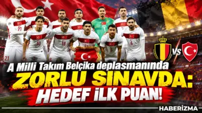 Belçika-Türkiye maçı bugün saat 21.45'te başlayacak. Karşılaşma ATV'den canlı olarak