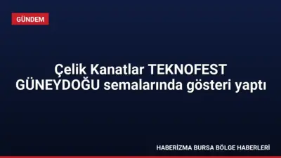 Jandarma Çelik Kanatlar Uçuş Gösteri Ekibi, Şanlıurfa'da düzenlenen TEKNOFEST GÜNEYDOĞU'da