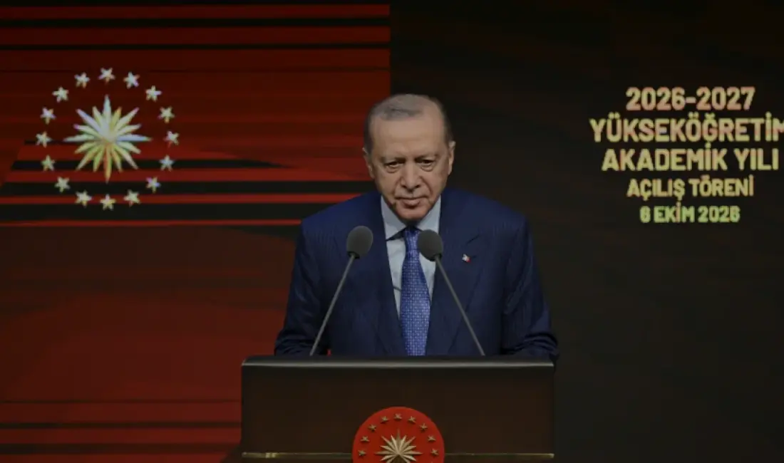 Cumhurbaşkanı Erdoğan, 2026-2027 Yükseköğretim Akademik Yılı Açılış Töreni'nde Gazze'deki öğrencilere