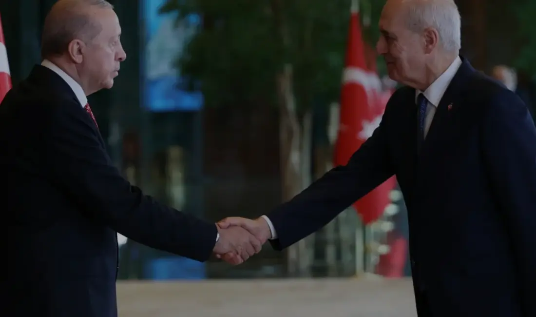 Cumhurbaşkanı Erdoğan, Cumhuriyetin 103. yıl dönümü dolayısıyla Cumhurbaşkanlığı Külliyesi'nde düzenlenen
