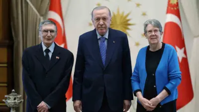 Cumhurbaşkanı Recep Tayyip Erdoğan, Nobel ödüllü bilim insanı Aziz Sancar