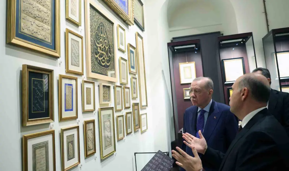 Cumhurbaşkanı Recep Tayyip Erdoğan, İstanbul’da düzenlenen Topkapı Sarayı Darphane-i Amire