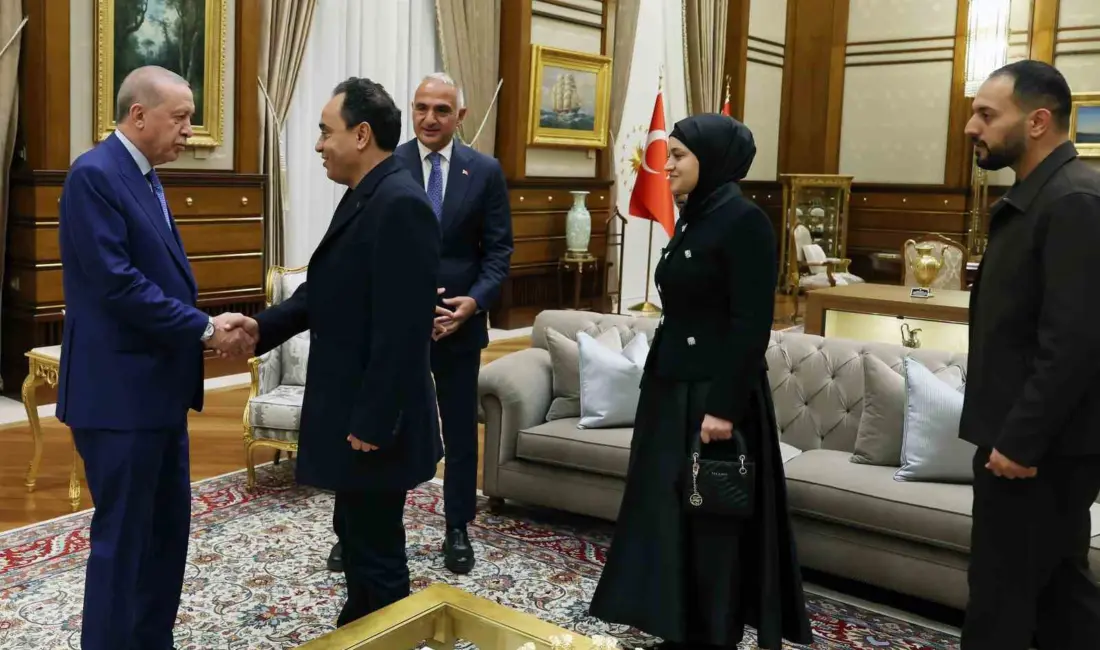 Cumhurbaşkanı Recep Tayyip Erdoğan, Filistinli Hind Rajab’ın ailesini kabul etti.