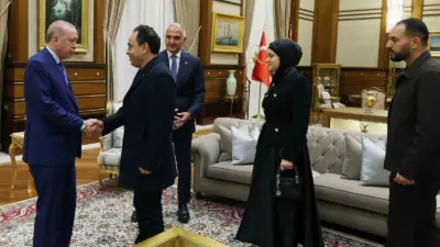 Cumhurbaşkanı Recep Tayyip Erdoğan, Filistinli Hind Rajab’ın ailesini kabul etti.