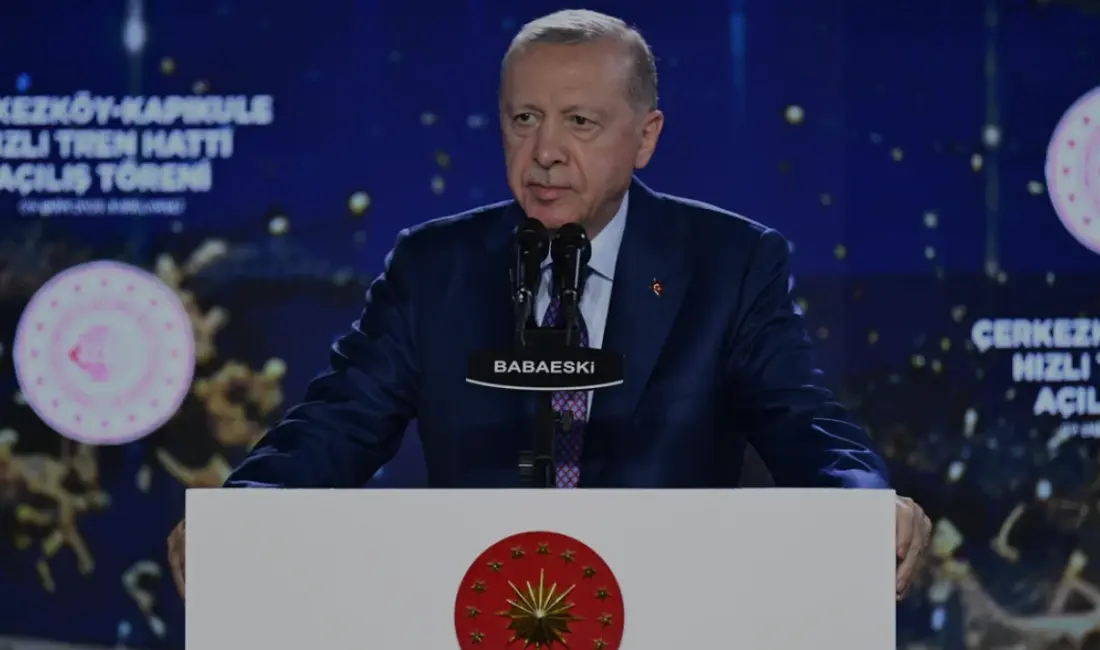 Cumhurbaşkanı Erdoğan, Halkalı-Kapıkule Hızlı Tren Hattı'nın açılışını yaptı. Hat, seyahat