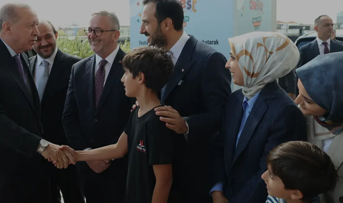 Cumhurbaşkanı Recep Tayyip Erdoğan, İstanbul Rami Kütüphanesi'nde düzenlenen AileFest'i ziyaret