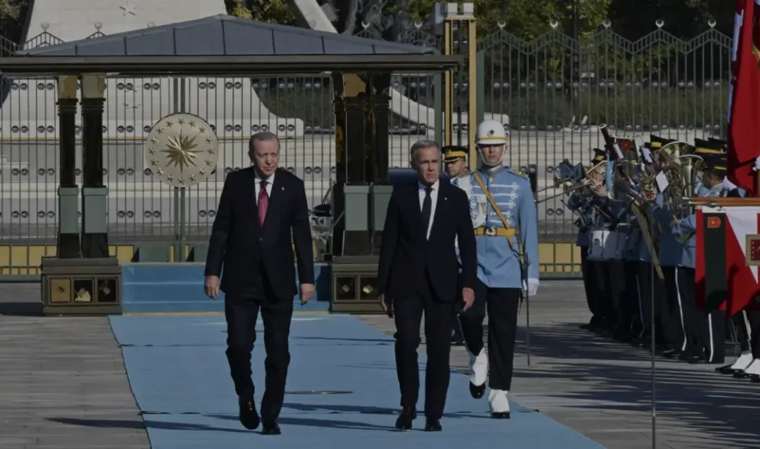 Cumhurbaşkanı Recep Tayyip Erdoğan, Türkiye'ye gelen Kanada Başbakanı Mark Carney'i