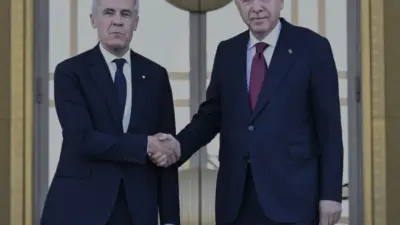 Cumhurbaşkanı Recep Tayyip Erdoğan, Türkiye'yi ziyaret eden Kanada Başbakanı Mark
