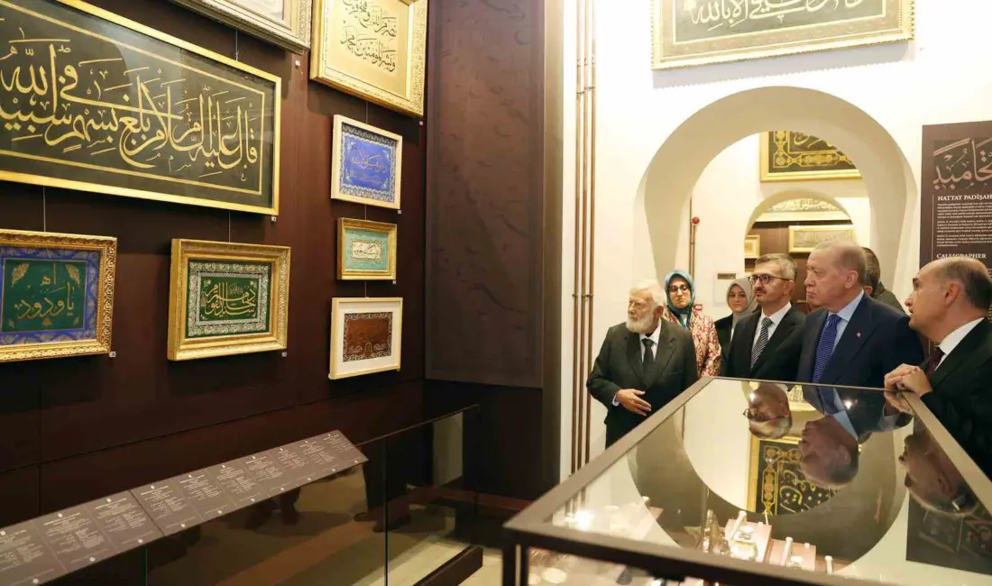 Topkapı Sarayı Darphane-i Amire Müzeleri Açılış Töreni’nde konuşan Cumhurbaşkanı Recep
