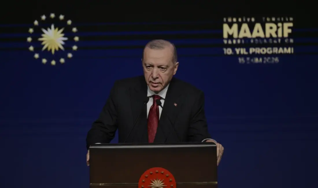 Cumhurbaşkanı Erdoğan, Türkiye Maarif Vakfı'nın 10. yıl dönümünde yaptığı konuşmada,