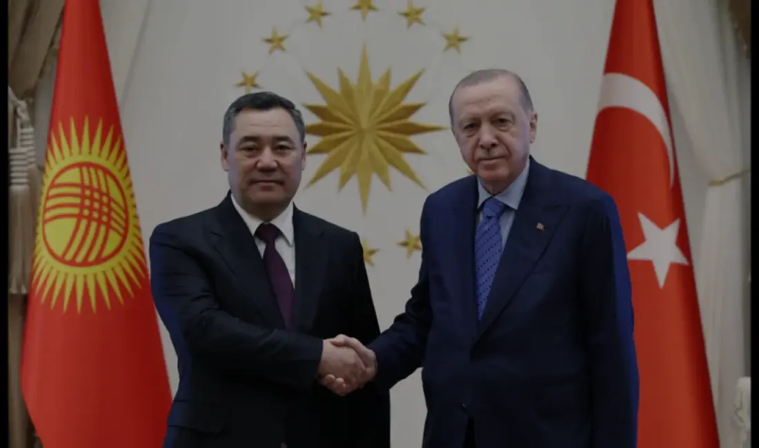 Cumhurbaşkanı Erdoğan, Ankara'da ağırladığı Kırgızistan Cumhurbaşkanı Caparov ile ticaret, enerji