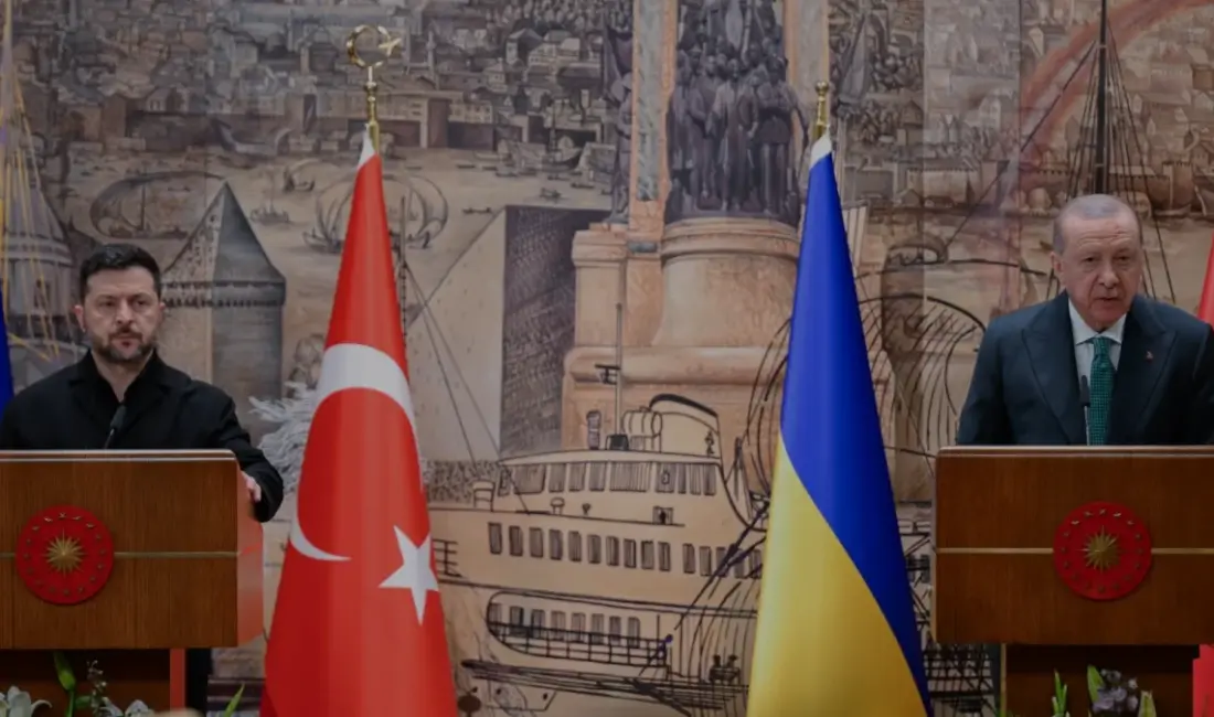 Cumhurbaşkanı Erdoğan ve Zelenskiy Dolmabahçe'de görüştü. Erdoğan, adil bir barış