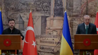 Cumhurbaşkanı Erdoğan ve Zelenskiy Dolmabahçe'de görüştü. Erdoğan, adil bir barış