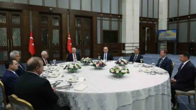 Cumhurbaşkanı Recep Tayyip Erdoğan, yüksek mahkeme başkanlarıyla bir araya geldi.