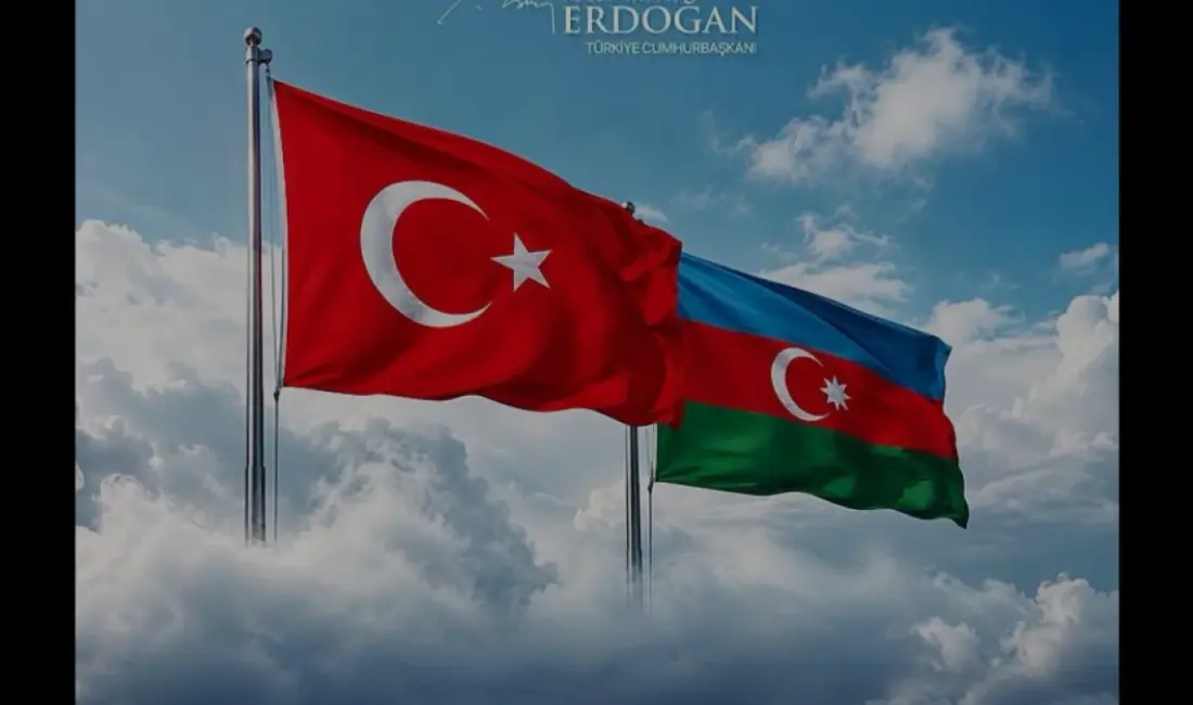 Cumhurbaşkanı Erdoğan ve İletişim Başkanı Duran, Azerbaycan'ın bağımsızlığının yeniden tesisinin