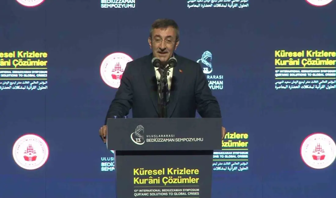 Cumhurbaşkanı Yardımcısı Cevdet Yılmaz, “Üstat Bediüzzaman’ın ismini kullanarak, onun eserlerini