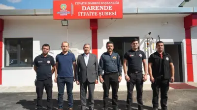 Darende Belediye Başkanı Alican Bozkurt, İtfaiye Haftası dolayısıyla Malatya Büyükşehir