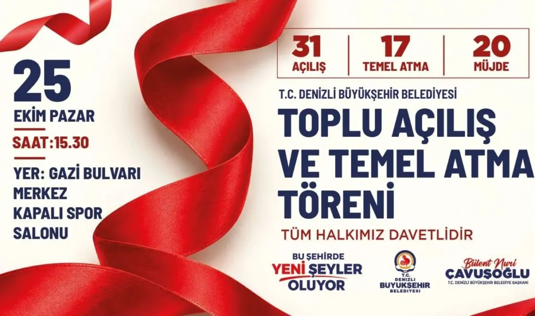 Denizli Büyükşehir Belediyesi, 2024-2026 yılları arasında toplam 16,2 milyar TL