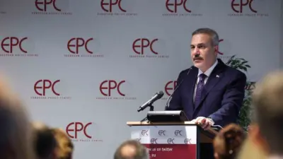 Dışişleri Bakanı Hakan Fidan Belçika’da European Policy Centre isimli düşünce
