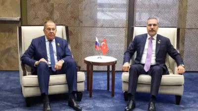 Dışişleri Bakanı Hakan Fidan, resmi ziyaret kapsamında geldiği Azerbaycan’da Rusya