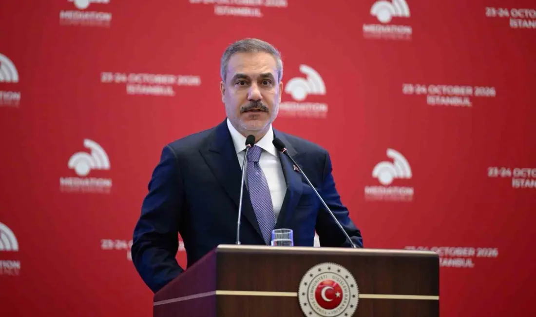 Dışişleri Bakanı Hakan Fidan, 9. İstanbul Arabuluculuk Konferansı’nın açılışında yaptığı