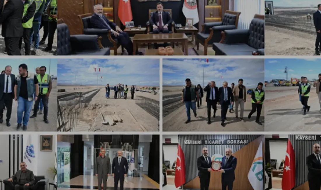 Genel Müdür Dr. Osman Yıldız, Kayseri'deki jeotermal sera projesinde incelemelerde