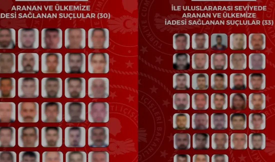 Emniyet Genel Müdürlüğü ve Adalet Bakanlığı koordinasyonunda 8 ülkede düzenlenen