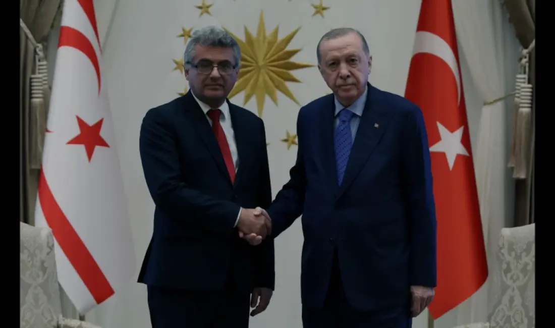Cumhurbaşkanı Erdoğan, Ankara'da ağırladığı KKTC Cumhurbaşkanı Erhürman ile Türk Devletleri