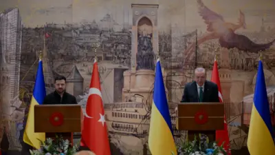 Cumhurbaşkanı Erdoğan ve Zelenskiy, Dolmabahçe'de barış çabalarını ve 10 milyar