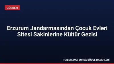 Erzurum İl Jandarma Komutanlığı, Çocuk Evleri Sitesi'nde kalan çocuklar için