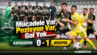 MÜCADELE VAR. POZİSYON VAR. GOL YOK. İNEGÖL KAFKASSPOR:0 MUŞSPOR KULÜBÜ:1.