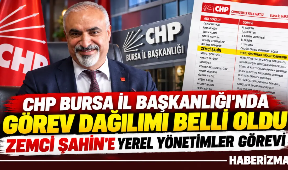 Geçtiğimiz günlerde Cumhuriyet Halk Partisi (CHP) Bursa İl Başkanlığı’nda yaşanan