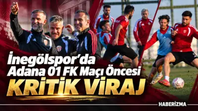 İnegölspor’da Adana 01 FK Maçı Öncesi Kritik Viraj 2. Lig’de