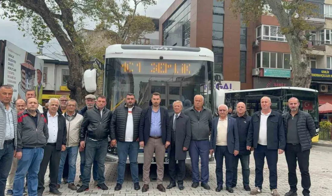 Gemlik’te toplu ulaşımda konfor ve rahatlığı artırması hedeflenen elektrikli otobüsler