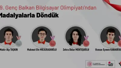 Saraybosna'da düzenlenen 19. Genç Balkan Bilgisayar Olimpiyatı'nda Türkiye 1 gümüş