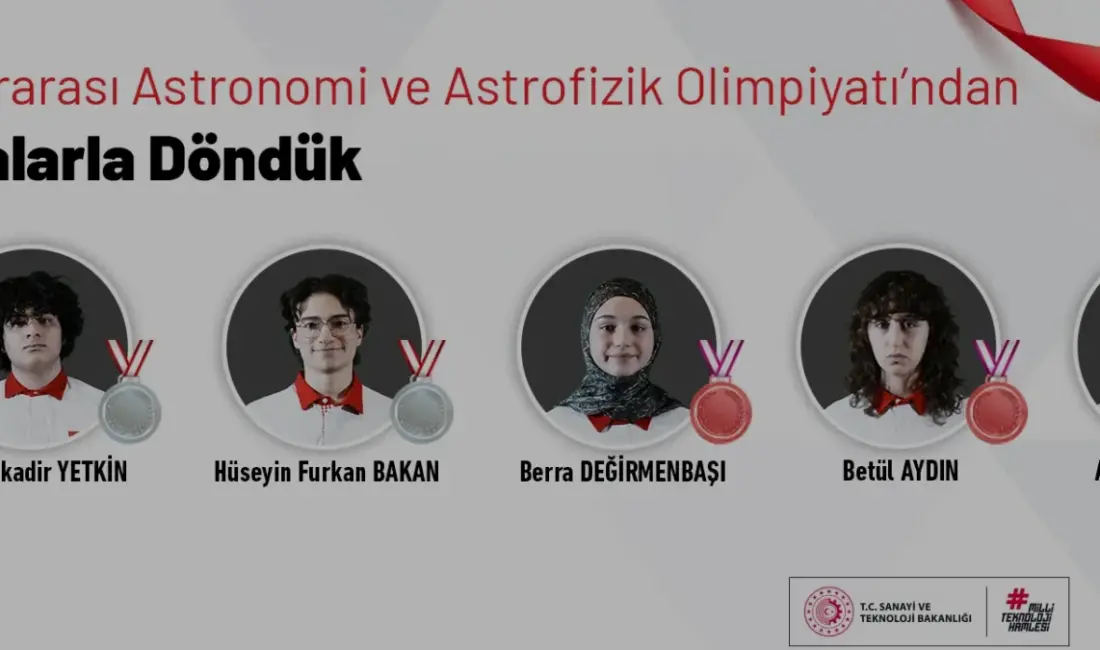 Vietnam'da düzenlenen 19. Uluslararası Astronomi ve Astrofizik Olimpiyatı'nda Türkiye 2