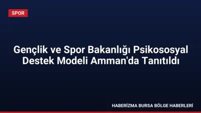 GSB heyeti, Amman'daki uluslararası çalıştayda Türkiye'nin gençlere yönelik psikososyal destek