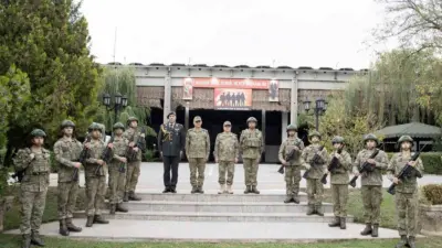Genelkurmay Başkanı Orgeneral Selçuk Bayraktaroğlu, Kosova’da Sultan Murat Kışlası/Prizren’de konuşlu