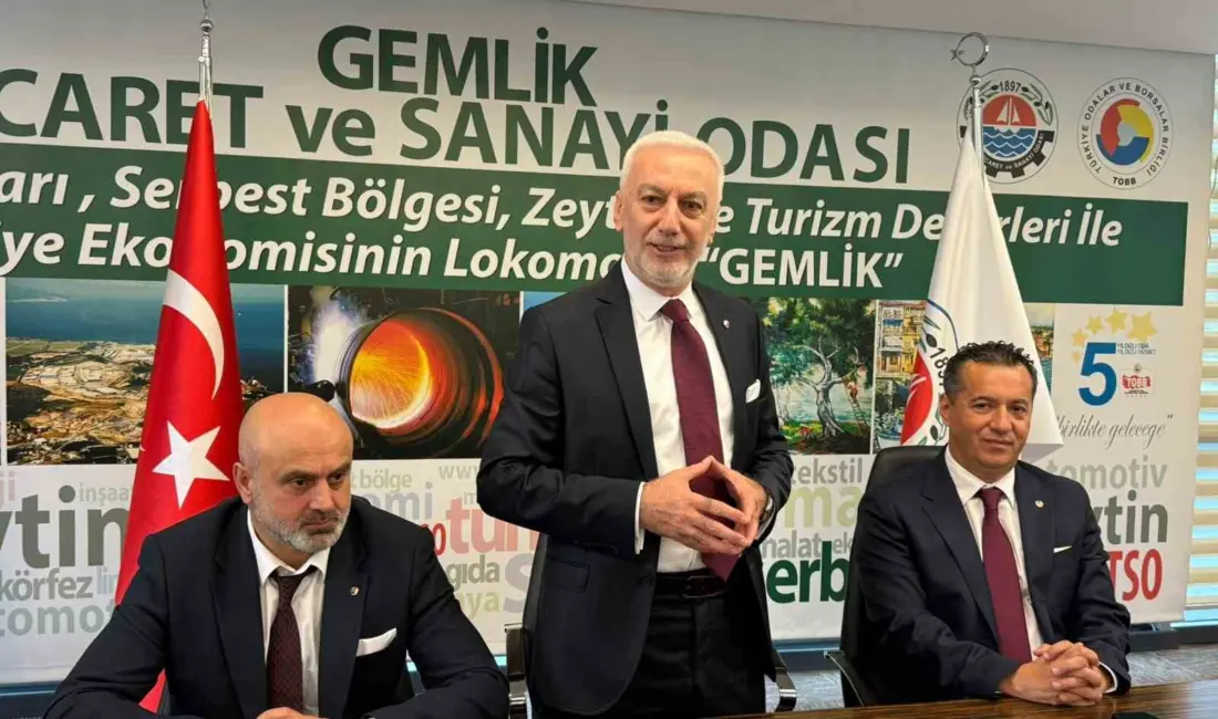 Gemlik Ticaret ve Sanayi Odası’nın oluşan yeni meclisi yönetim kurulunu