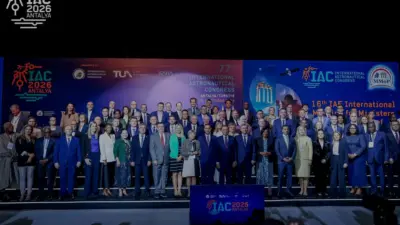 IAC 2026'da 21 ülkeden temsilcilerin imzasıyla Uzayda Barış için Antalya