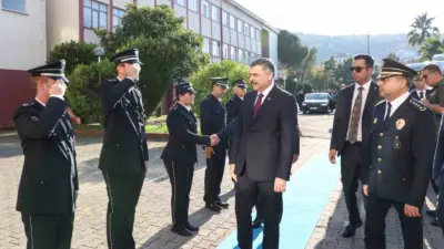 İçişleri Bakanı Mustafa Çiftçi, Samsun programı kapsamında 19 Mayıs Polis
